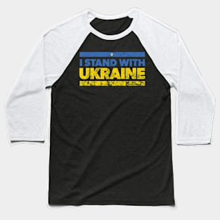 I STAND WITH UKRAINE (Stressed Version) Baseball T-Shirt